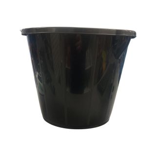 Black Plastic Bucket