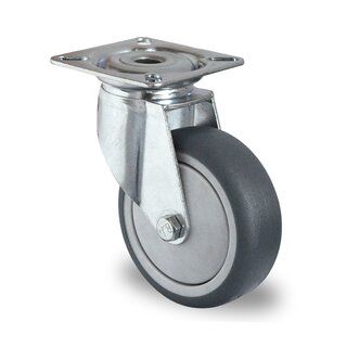 50-75mm Apparatus Castor-Swivel-Plate-50mm-Big Plastic