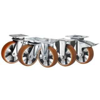 Aluminum Centre PU Castor