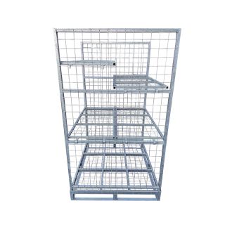 Multi-Level Collapsible Cage – Versatile Galvanized Storage