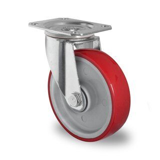 80mm Industrial Polyurethane swivel Castor