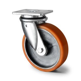 Cast Iron PU Castor-Swivel-125