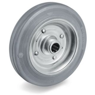 Grey Rubber, Steel Centre Wheel