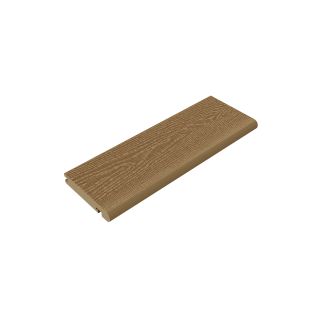 Allur Composite Decking Bullnose Starter Board Woodgrain 3.6m-Allur Caramel