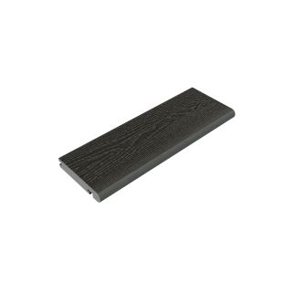 Allur Composite Decking Bullnose Starter Board Woodgrain 3.6m-Allur Charcoal