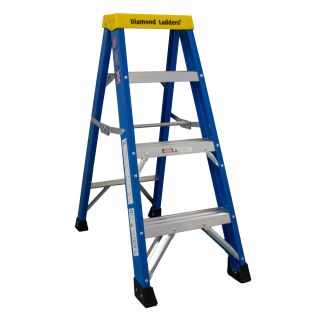 Diamond 4 Tread Professional Fibreglass Step Ladder